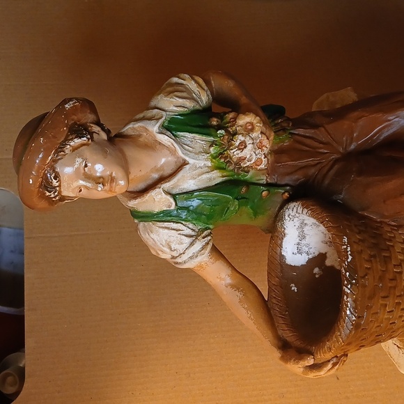 Vintage 1975 Universal Statuary Corp Boy Planter - Picture 2 of 4